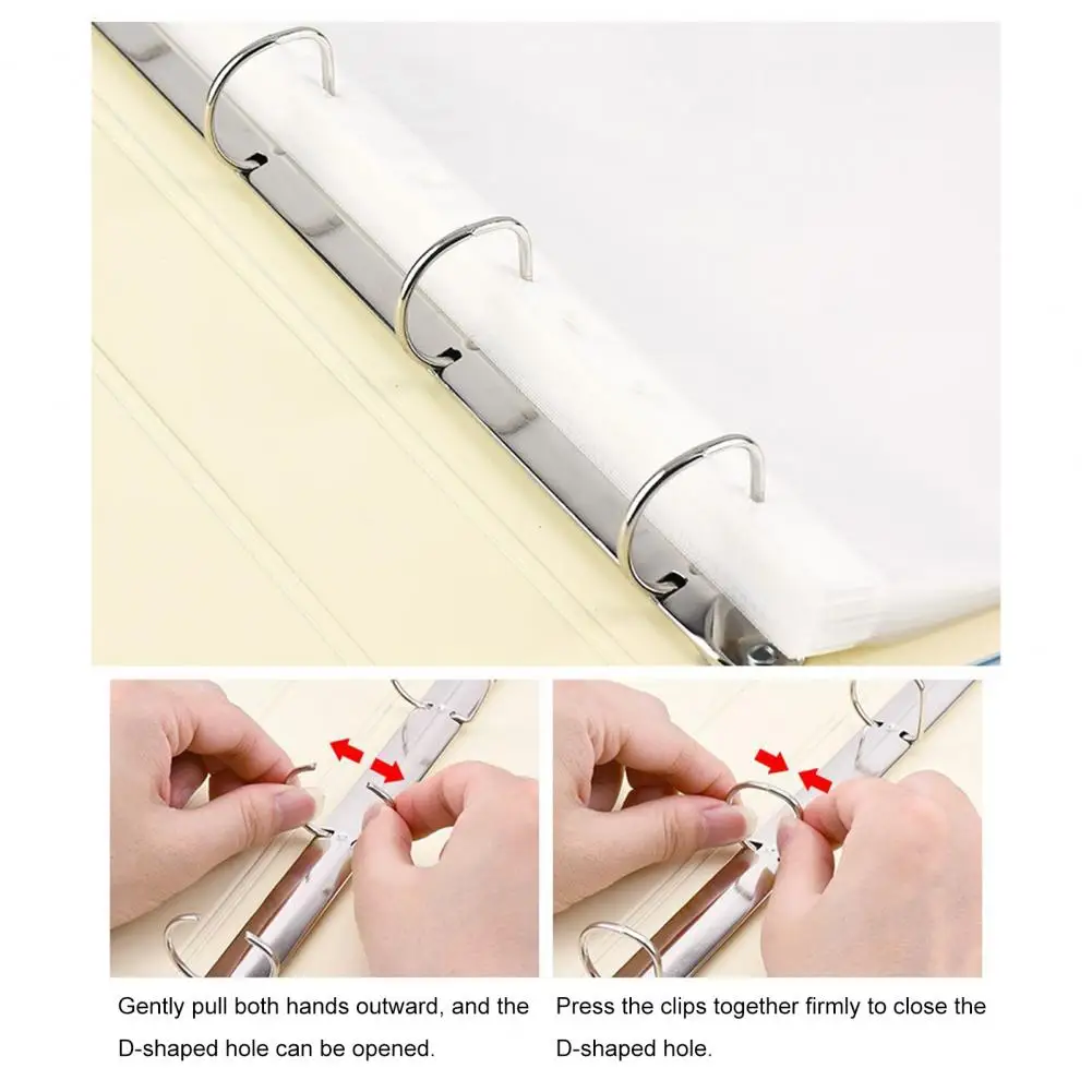 Portable Document Organizer Plastic Document Protector Waterproof Document Folder Portable File Organizer Thickened for Papers