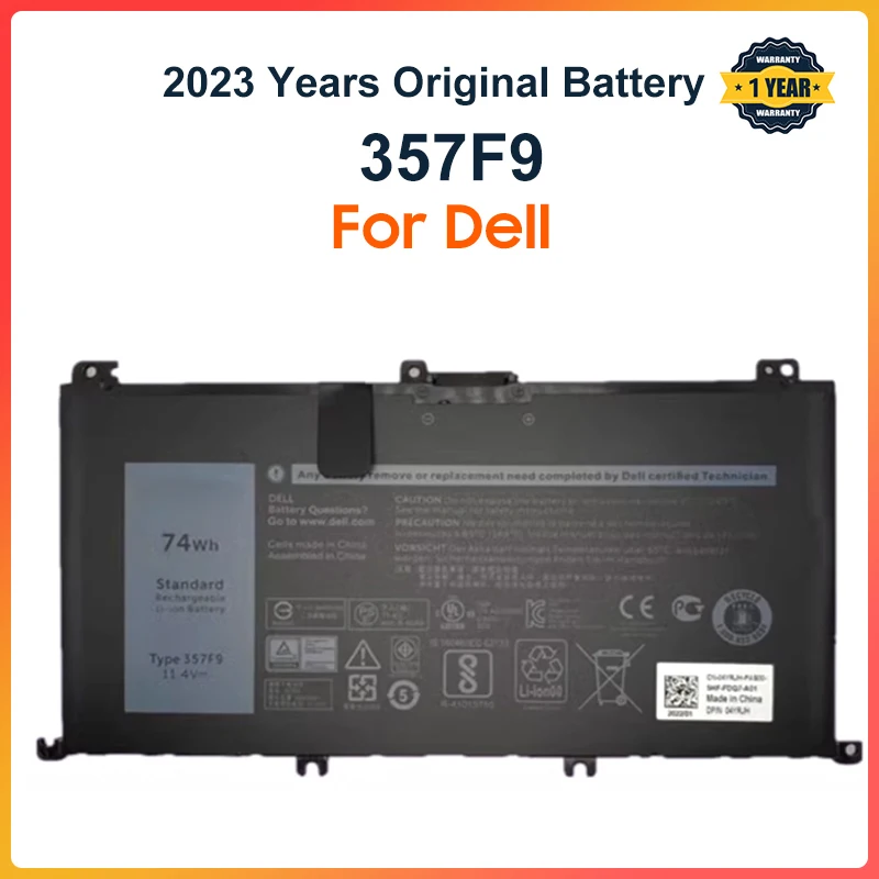 357F9 Laptop Battery For Dell Inspiron 15- 7000 7559 7557 7566 7567 5576 INS15PD-1548B INS15PD-1748B INS15PD-1848B