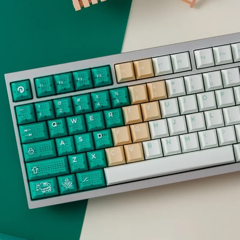 Imagem -01 - Abs Secundário Moldagem Keycaps Acessórios Teclado Mecânico Salt Lake Theme Perfil Cereja Jogo 180 Chave Presentes abs secundario moldagem keycaps acessorios teclado mecanico salt lake theme perfil cereja jogo 180 chave presentes 01