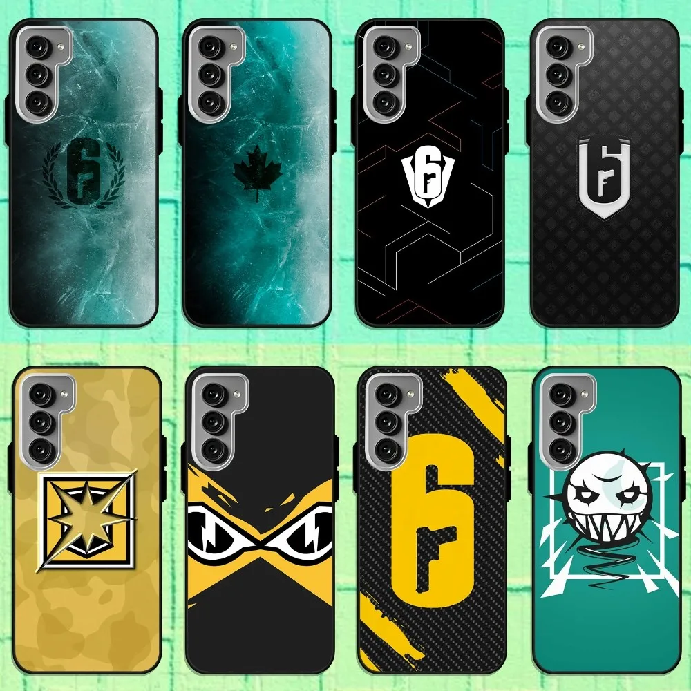 เคสโทรศัพท์ลาย Rainbow S-Six S-Siege-S สำหรับ Samsung Galaxy S22 S23 S24 S30 Note 20 10 PLUS LITE FE