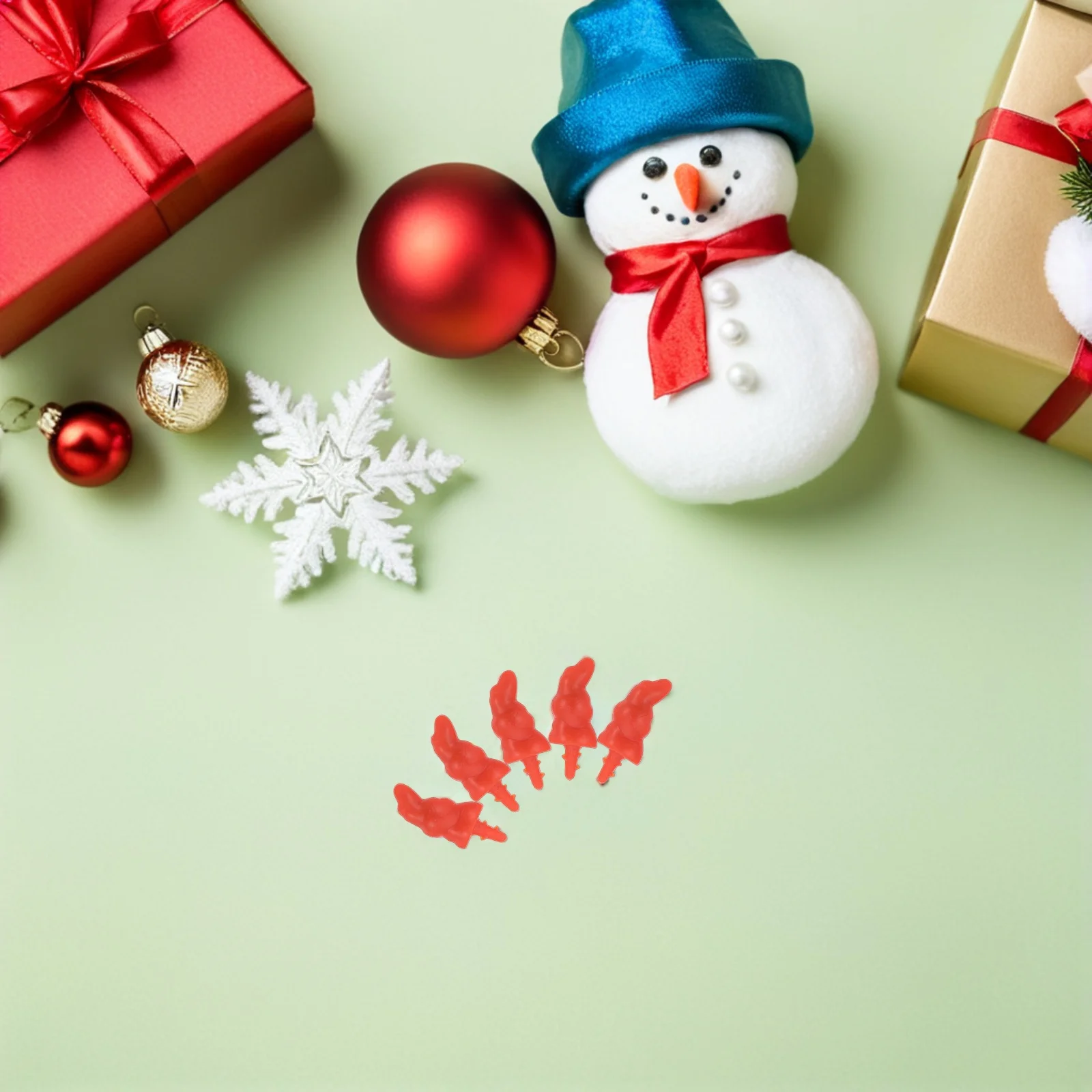 

Christmas Snowman Nose Orange Plastic Part Replacement DIY Holiday Decoration Accessory Santa Craft Supplies Seasonal Festive