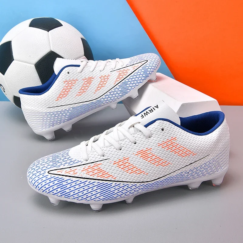 New Men's Football Boots Sneakers Soccer Shoes Cleats Non-Slip Training FG Top Quality Wholesale Drop Shipping Unisex Adult