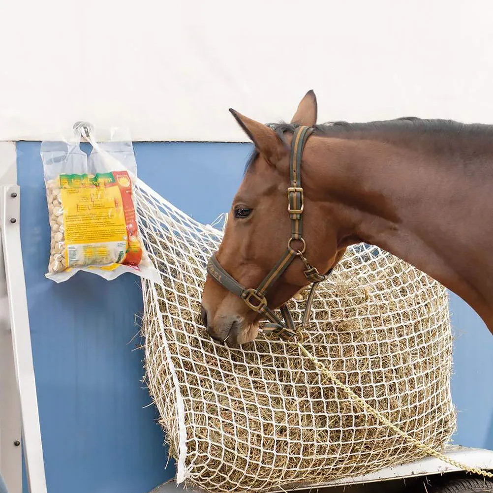 

Horse Hay Net Slow Feeder Bag 8.8lb Capacity Durable Lightweight Farm Supplies Portable Horse Feeding Pouch Trailer