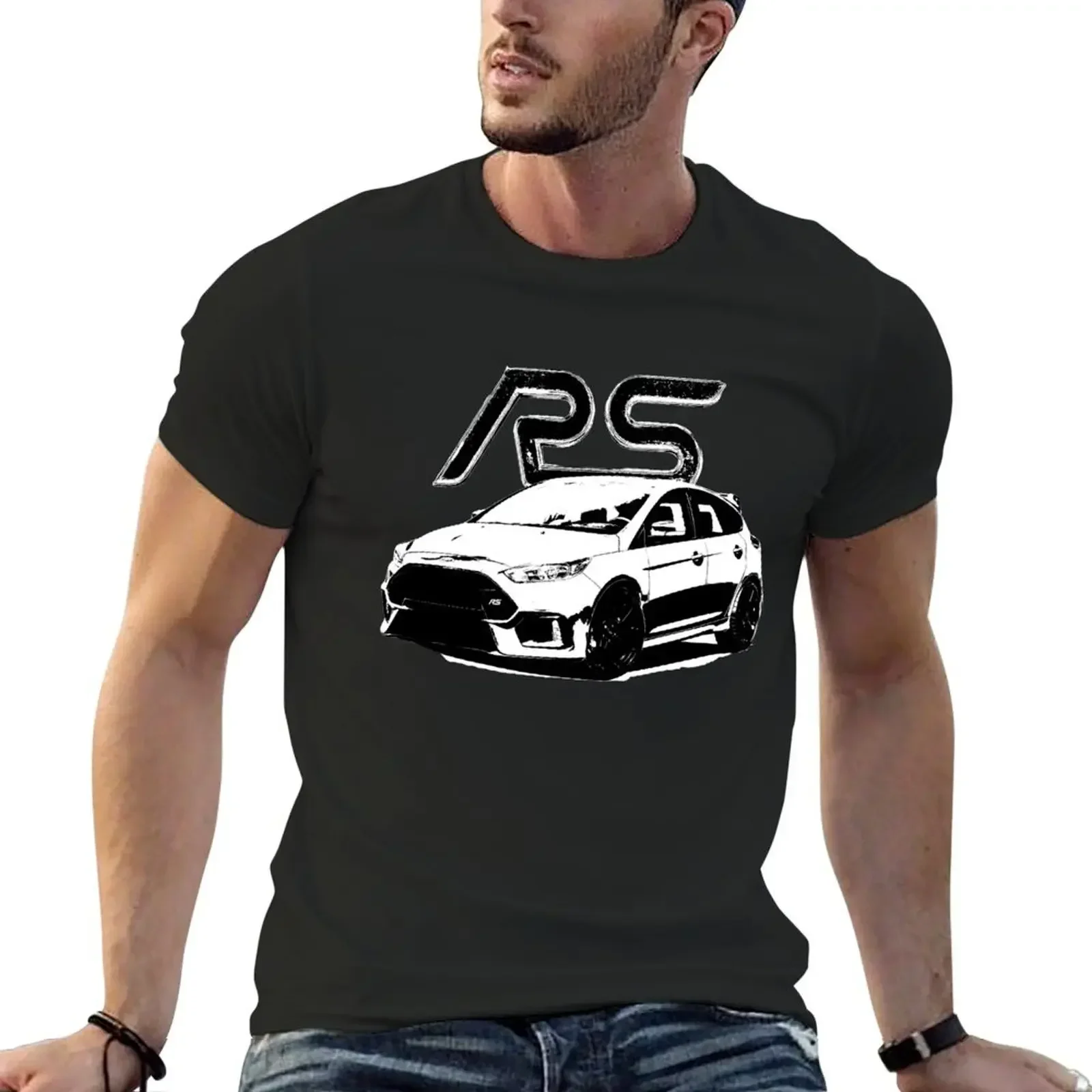 Focus RS - Wear your Passion - Gritty RS Logo T-Shirt aesthetic clothes anime t shirts mens t shirts top quality