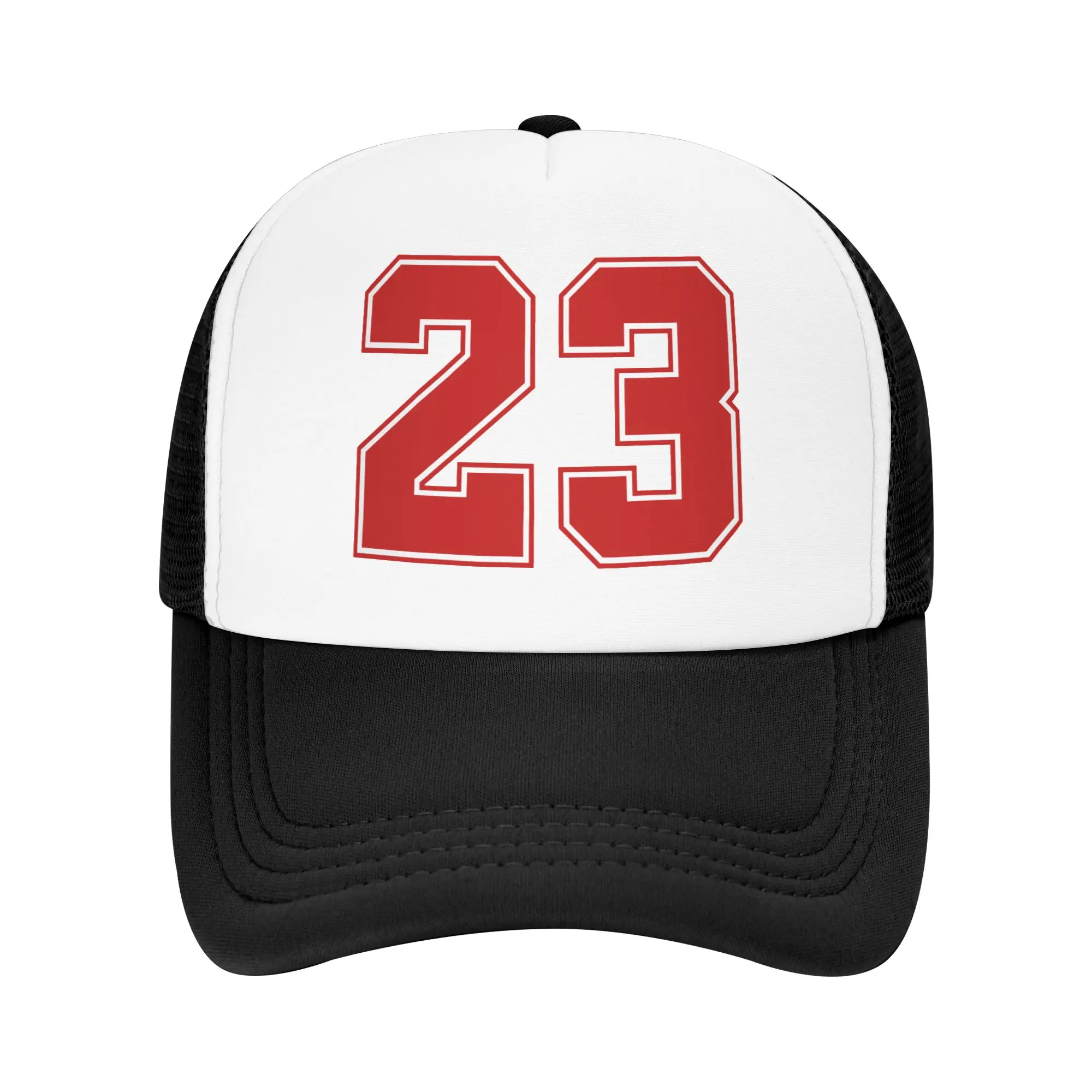 Gorra de béisbol clásica número 23 para hombre y mujer, gorra de camionero ajustable, gorra de papá con cierre a presión de alto rendimiento