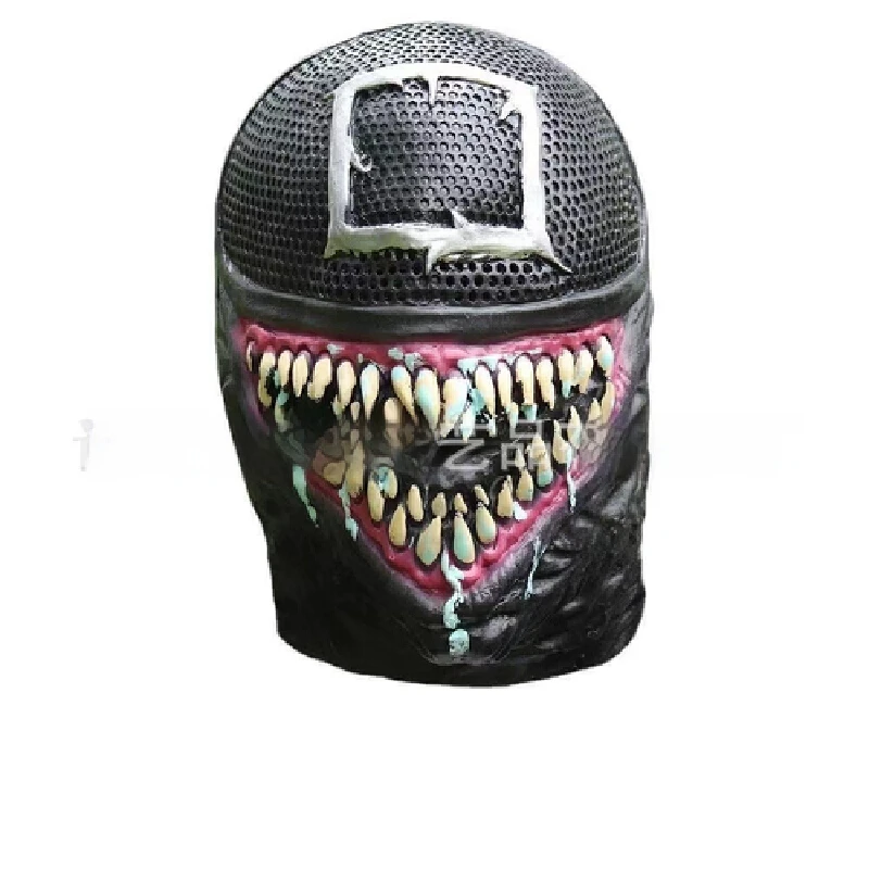 Máscara de Venom con luz para Halloween, mascarilla de látex con luz Led de Marvel, para adulto, fiesta, Bar, Festival, regalo disponible, novedad