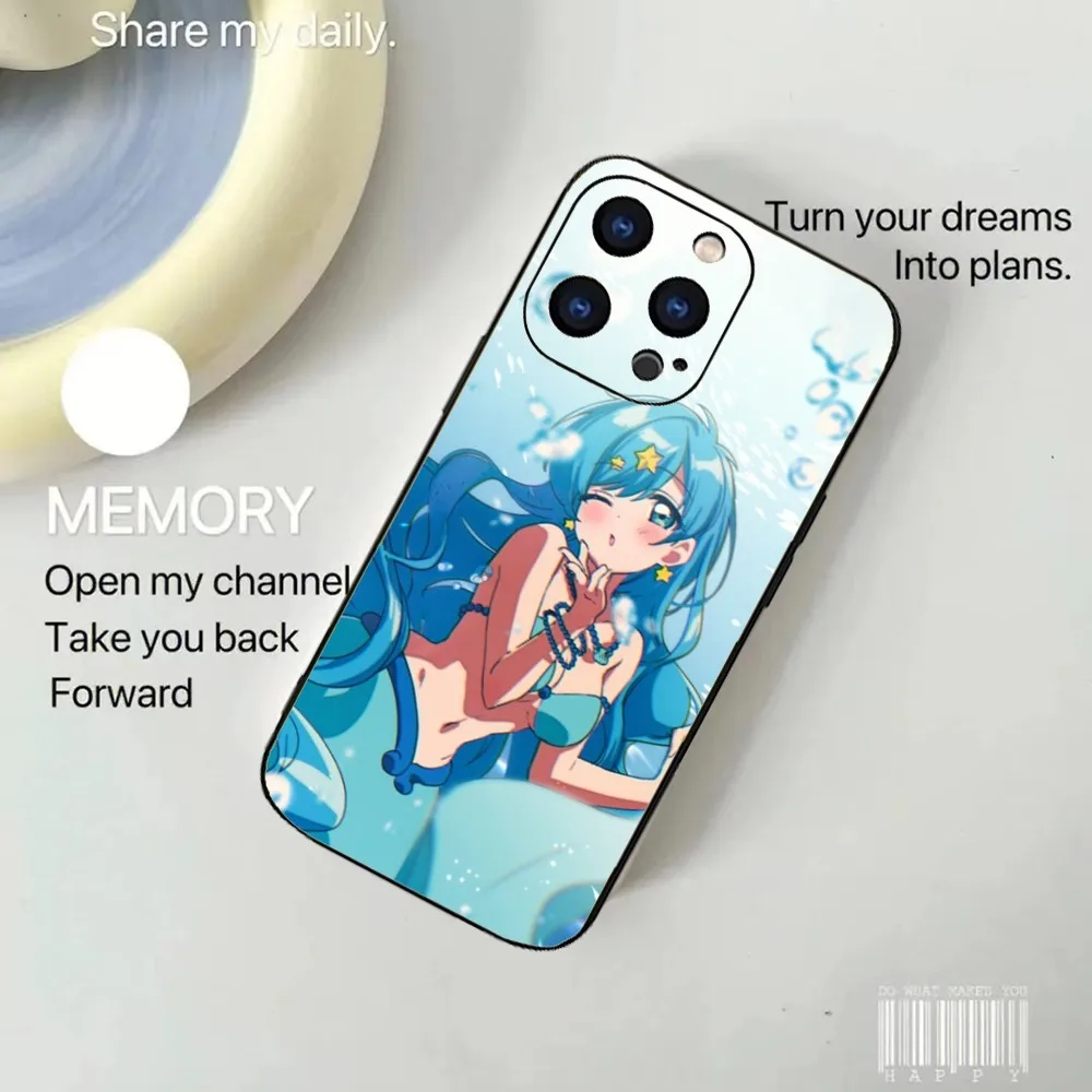 Mermaid Melody Pichi Pitch Phone Case For Iphone 15 11 13 14 Pro Max 7 8 Plus X Xr Xs Max Se2020 12mini Cover Case