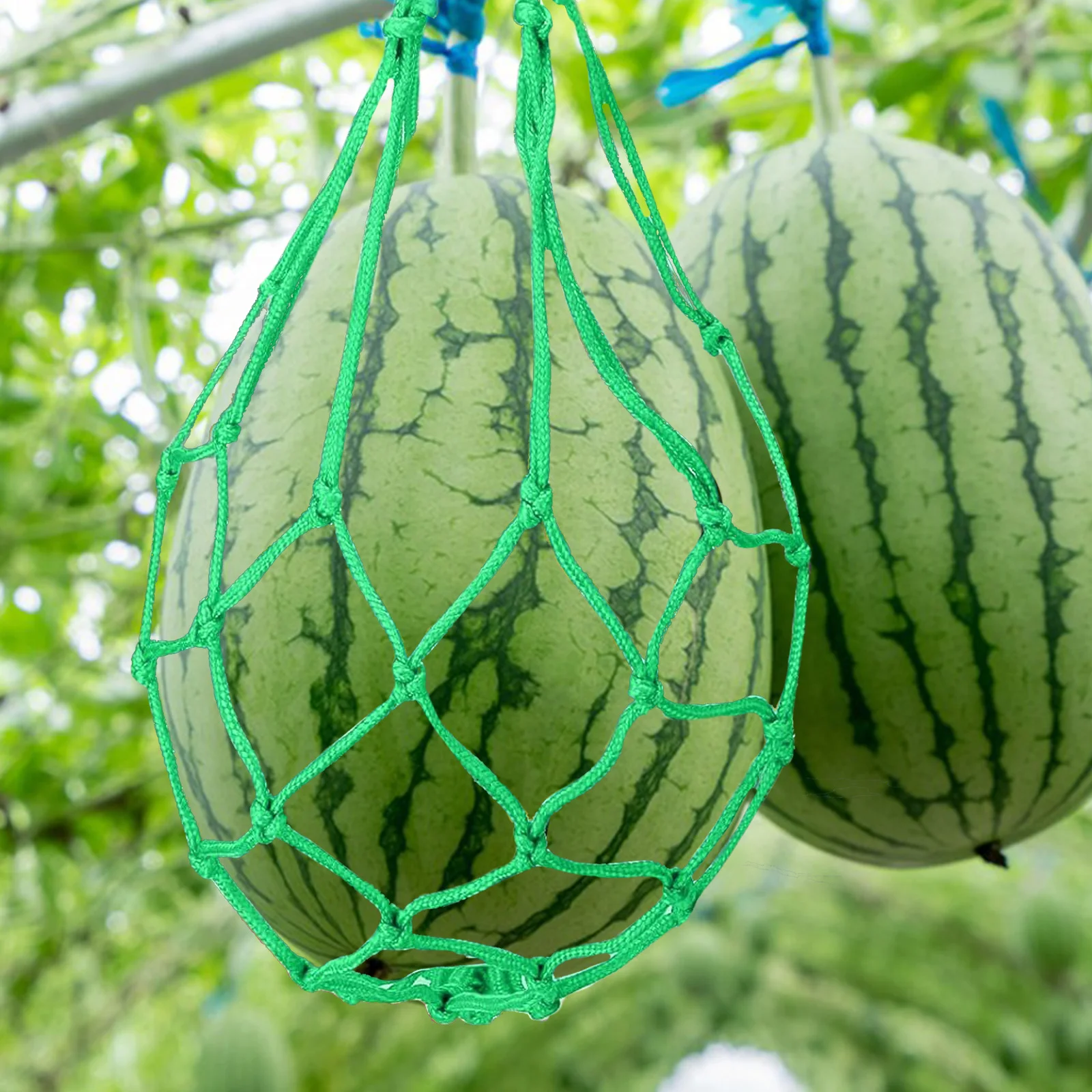 

6Pcs Watermelon Net Melon Cradle Multipurpose Support Space Saving Trellis Net Garden Sling for Melon Pumpkin Fruit Protection