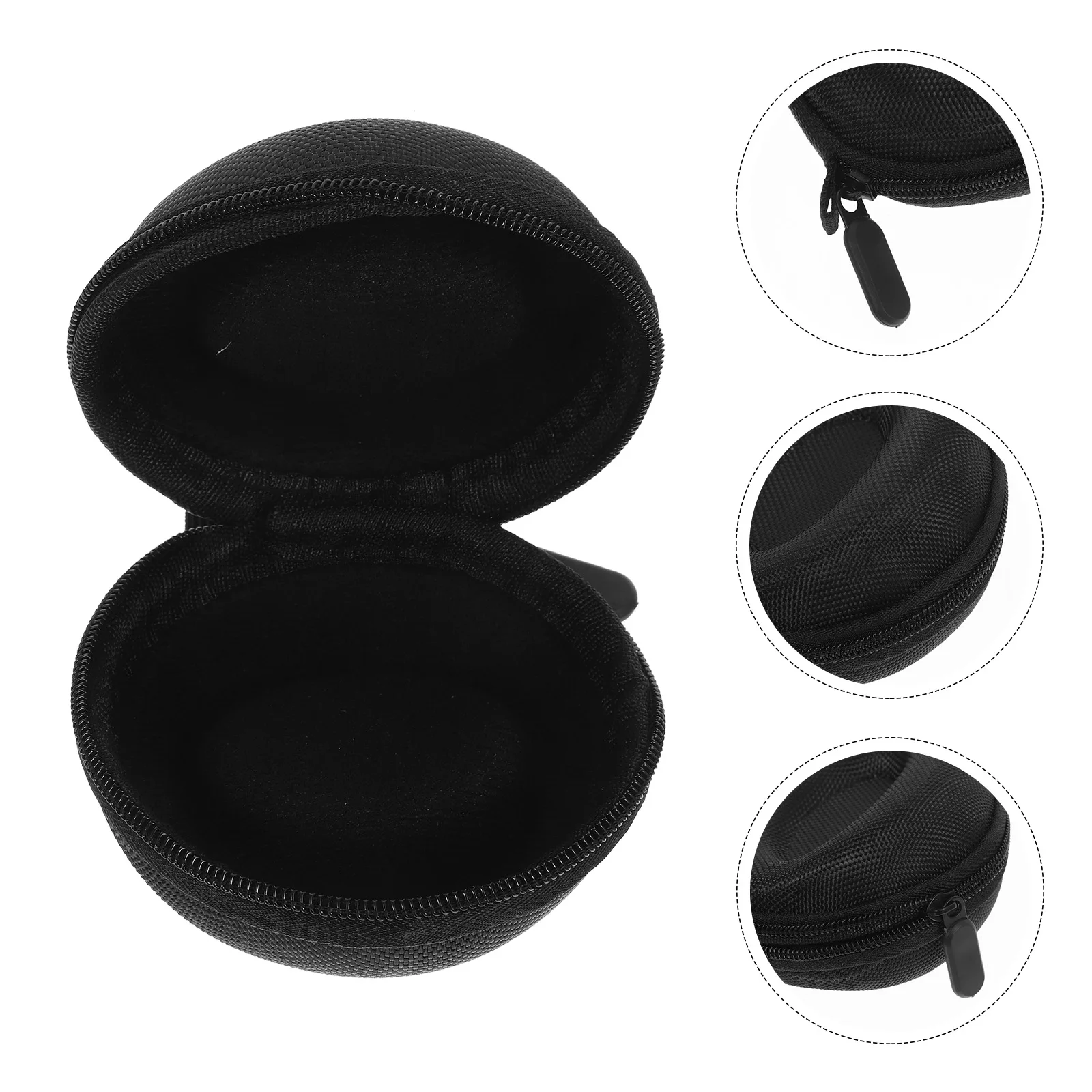 

Watch Storage Box Quakeproof Shatter-resistant Portable Container Black Detachable Sponges Large Small Watches Fleece