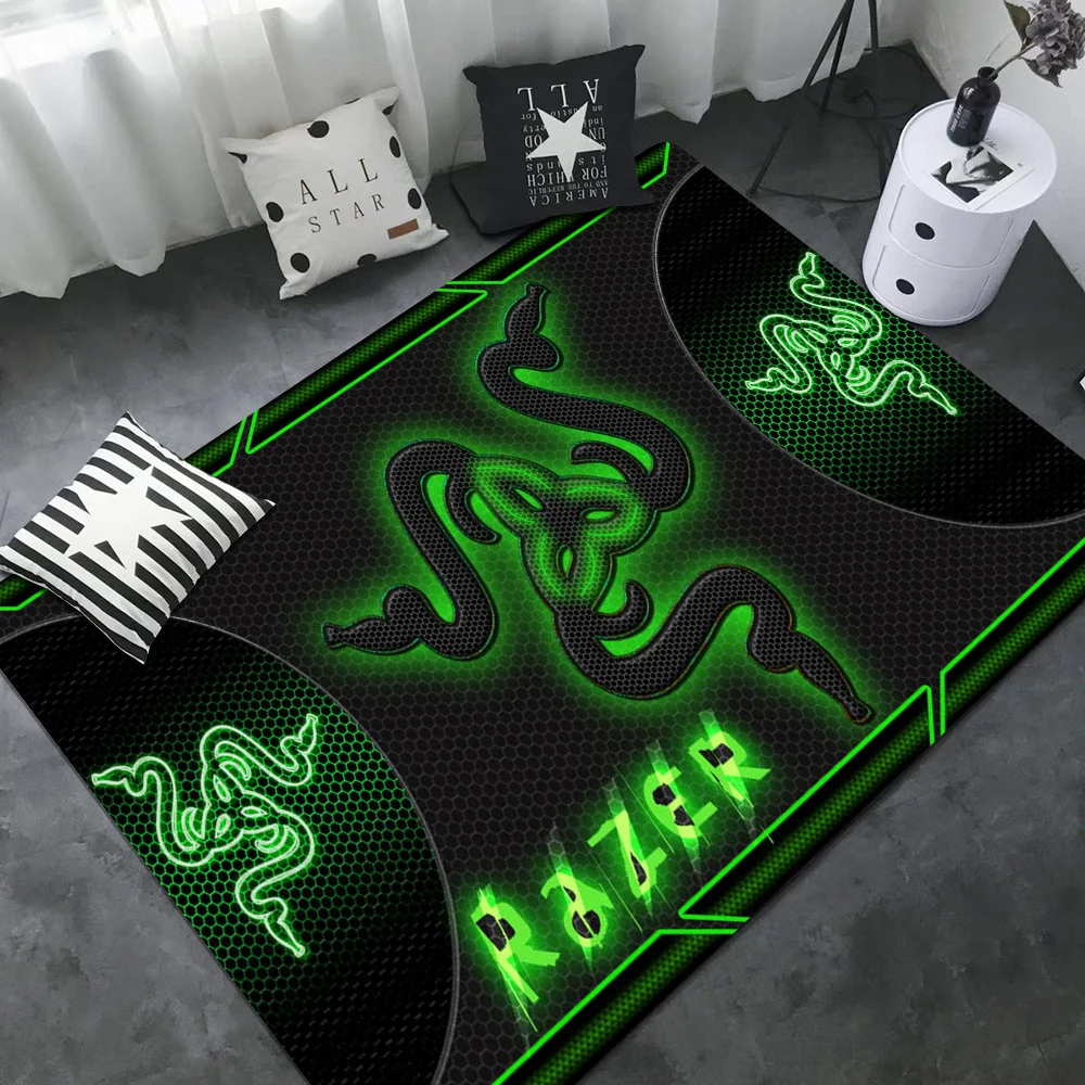 Game razer logo printed Entrance Door Mat Nordic Style Home Doormat Bathroom-Toilet Mats Bedroom Hotel Decor Mat