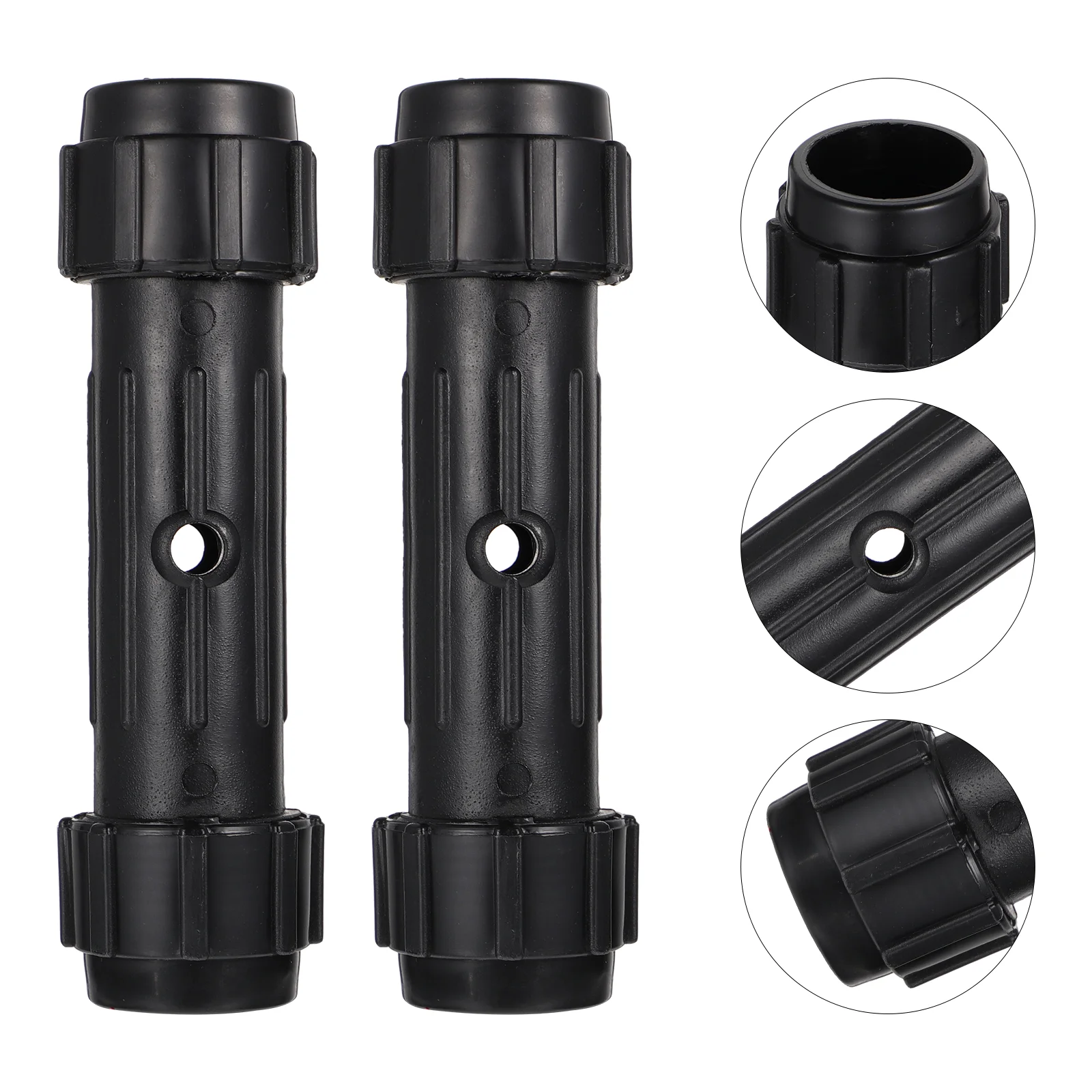 

2 Pcs Paddle Connector Joint Connection Pipe Boat Canoe Paddles Joints Rubber Inflatable