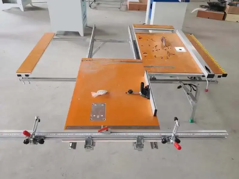 Multi-Function Table Saw Wood Board Cutting Machine Decoration Construction Table Saw Guide Rail Woodworking Push Table Saw