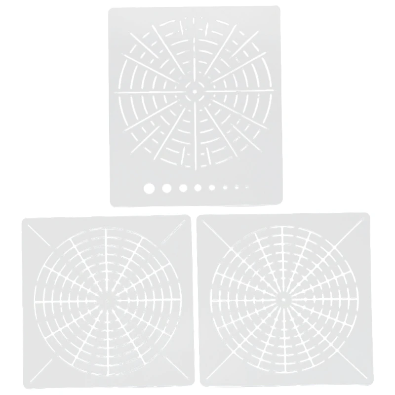 Mandala Template Dot Painting Tool Point Hollow Template Stone Painted Handicraft for Creative Mandala Drawing Stencils