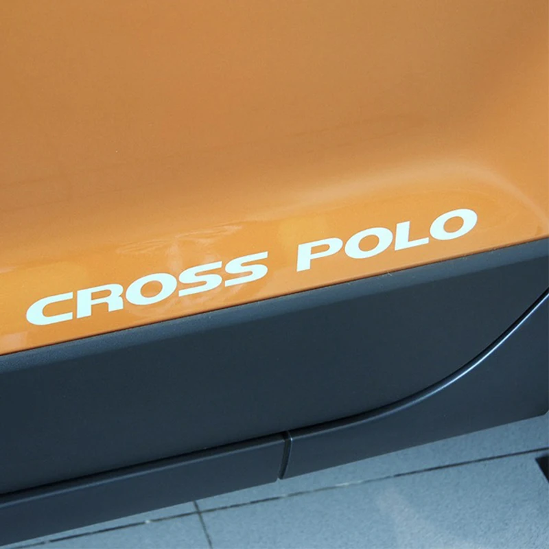 For Volkswagen VW Polo CROSS POLO Reflective Stickers Personalized Car Stickers Modified Accessories