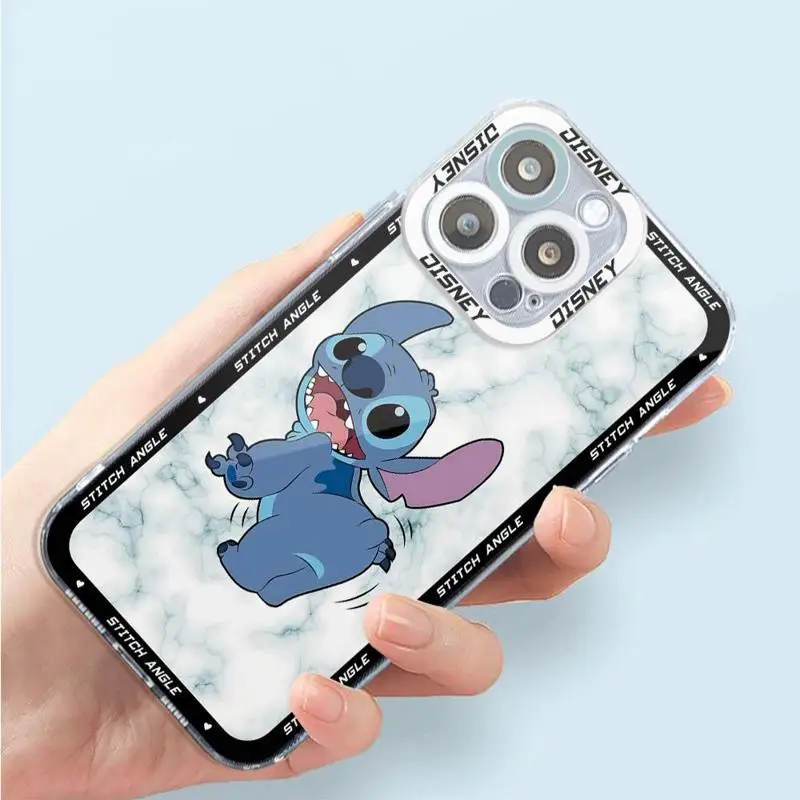 جراب هاتف فني رخامي من ديسني غرزة ، غطاء ناعم شفاف لهاتف ريدمي نوت 13 12 برو بلس 5G 10 10 10 11S 11S 9S 11 برو