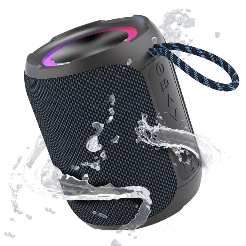 

Outdoor New Design 360 Surround Sound IPX7 Waterproof Portable Bluetooth Wireless Speaker