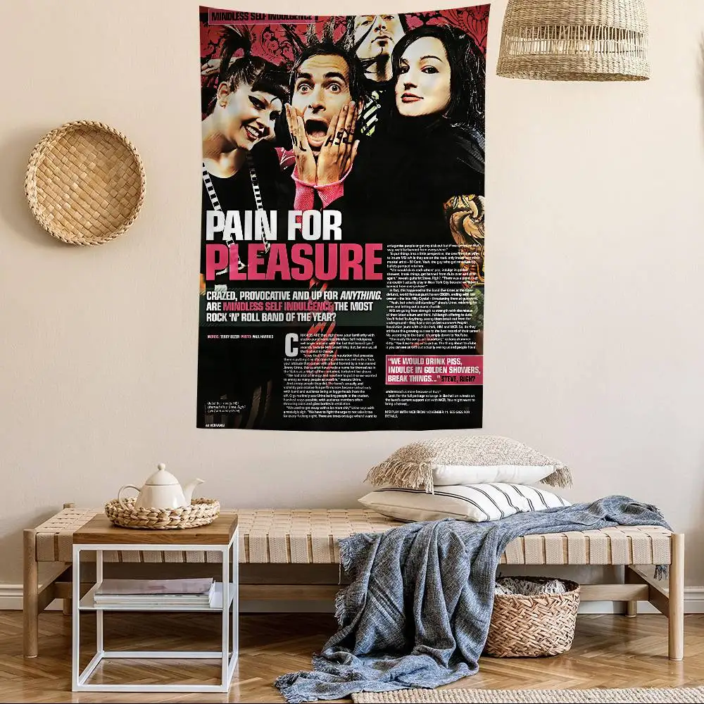 Classic Punk music M-Mindless Band Hanging Bohemian Tapestry Indian Buddha Wall Decoration Witchcraft Bohemian Hippie Cheap
