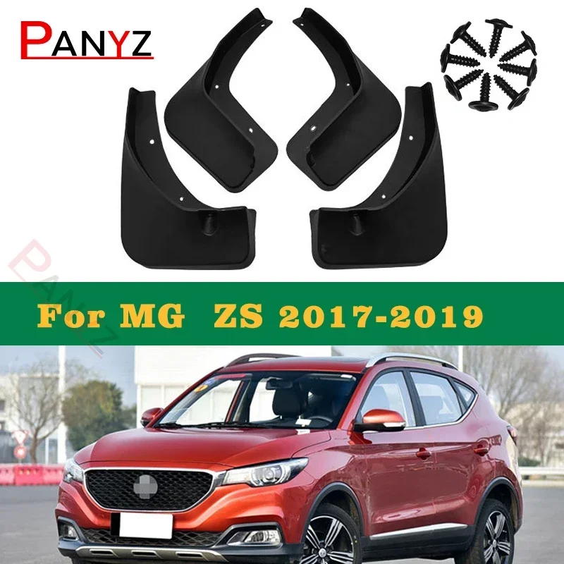 For MG ZS 2017-2021 Car Mud Flaps Mudguards Splash Guards Mudflap Fender Wheel Baffle Accessories