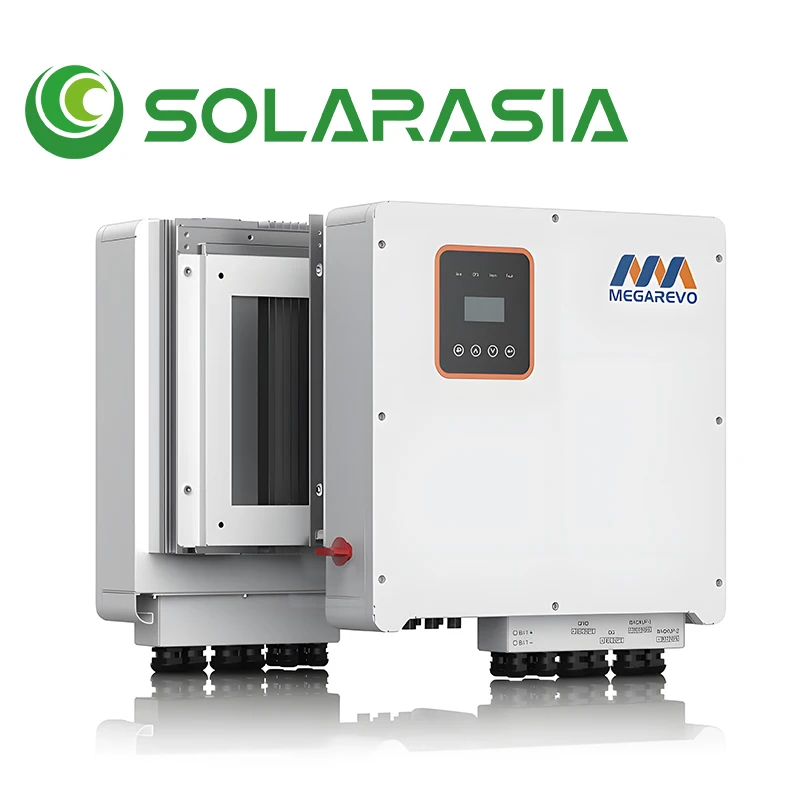 Megarevo 8kw 10kw 12kw 3 Phase Home Mppt Hybrid Solar Inverter PV Charging System Inverter