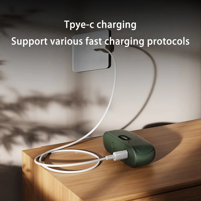 جهاز تدفئة اليد المغناطيسي Xiaomi 2 في 1، شاشة رقمية، دفء طويل الأمد، تسخين سريع، جهاز تدفئة محمول كهربائي لفصل الشتاء #5