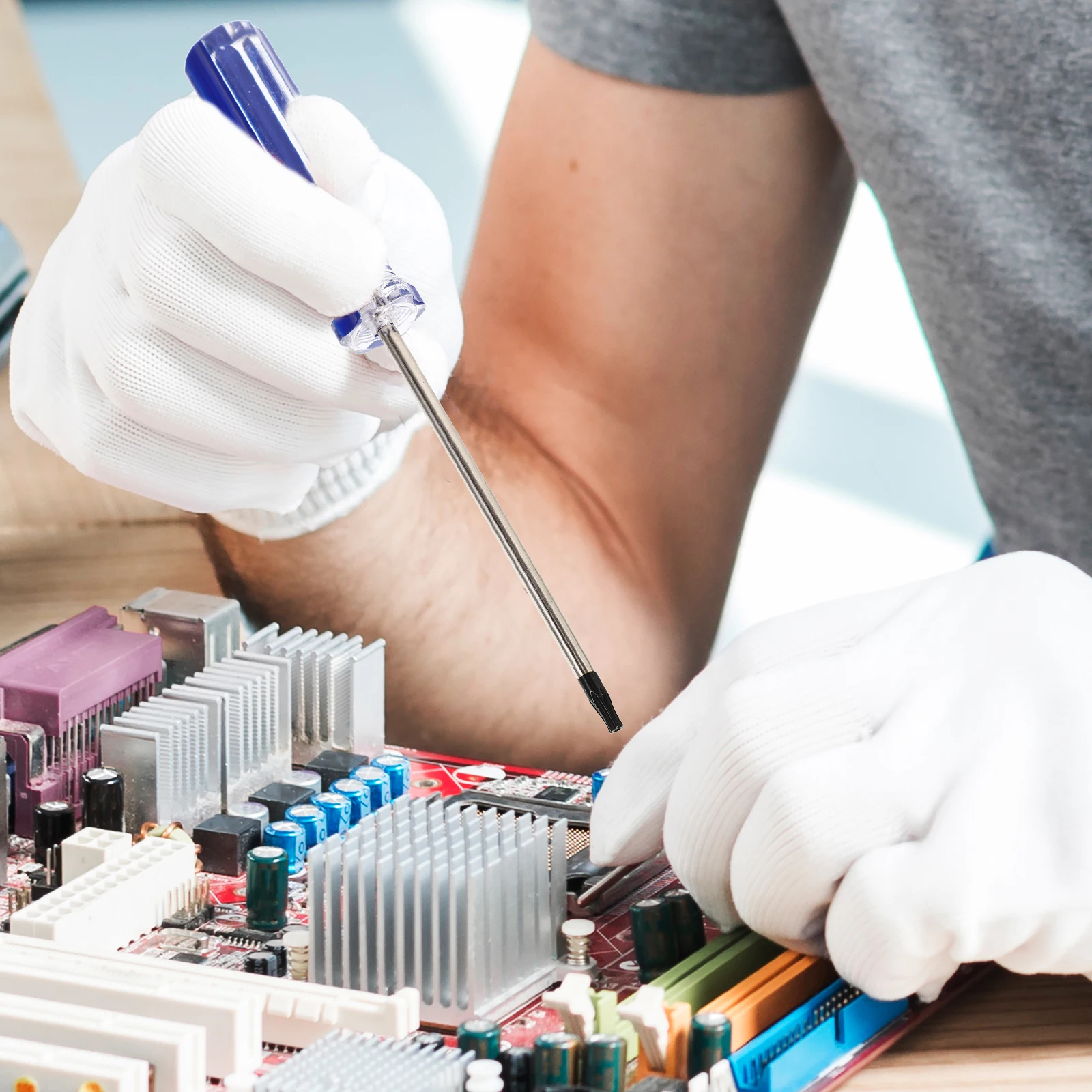 

2Pcs Red Screwdriver Repair Set Durable Lightweight for 360 Controller Shell Button Installation