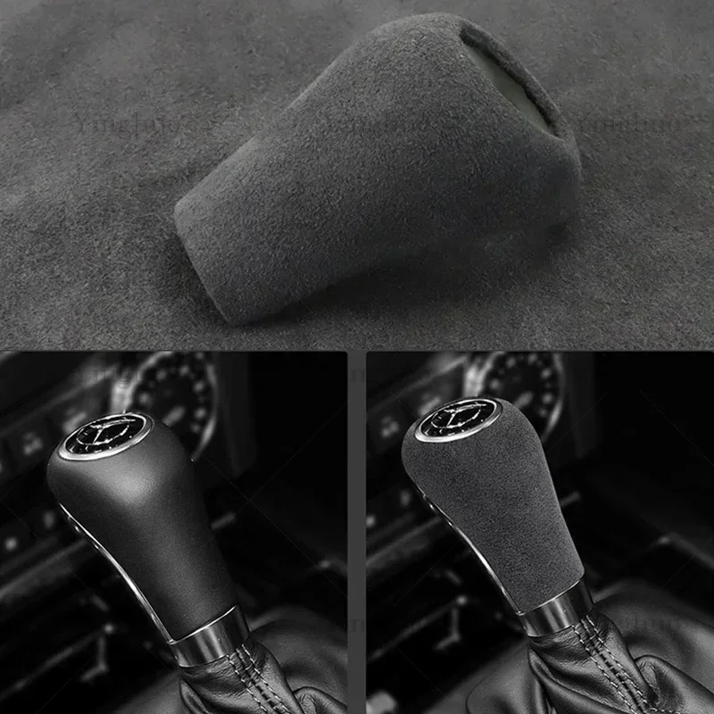 

Suitable for Mercedes Benz W204 W211 W212 W169 CLS GLK A C E G Class Car Shift Knob ABS Cover Sticker Interior Accessories