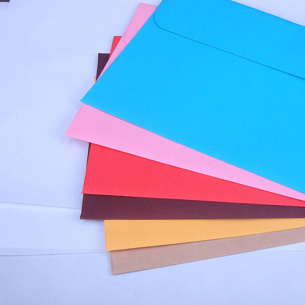 

40Pcs Blank Self Adhesive Envelopes Simple Elegant Photo Letter Envelopes for Greeting Cards Business Mailings Stationery Decor