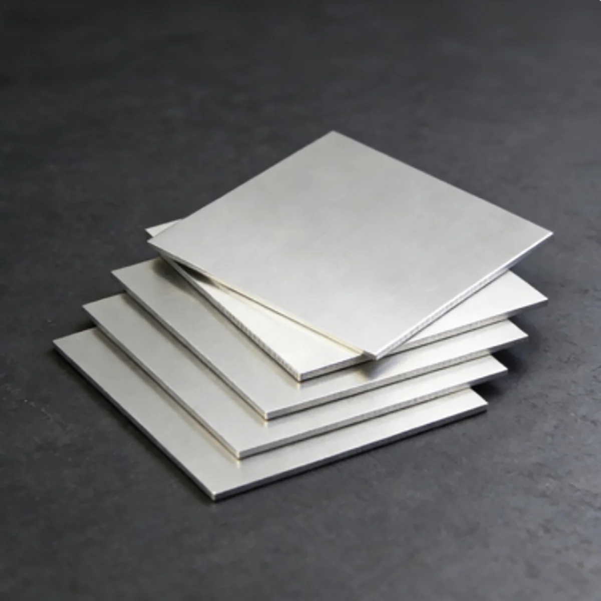 316L Stainless Steel Square Flat Plates Sheets 5mm Thickness Custom Sizes 50x50 to 200x200mm