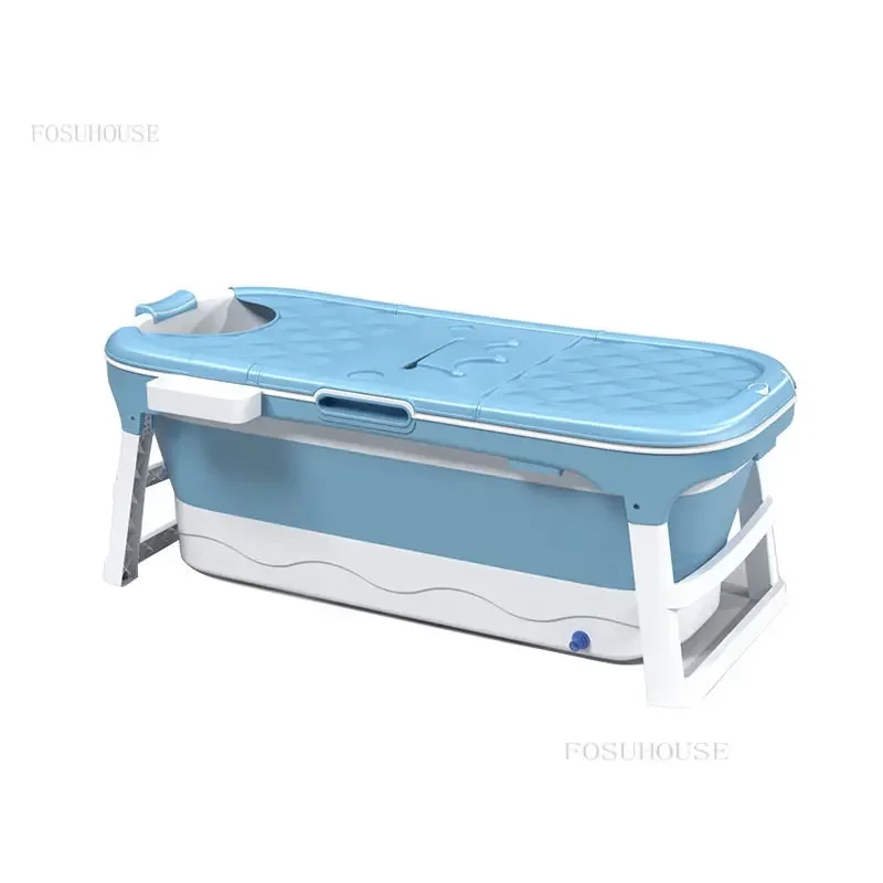 Household Large Capacity Bathtubs Artifact for Apartment Folding Adult Bath Bucket Whole Body Sauna Spa Sweat Steaming Bath Tubs