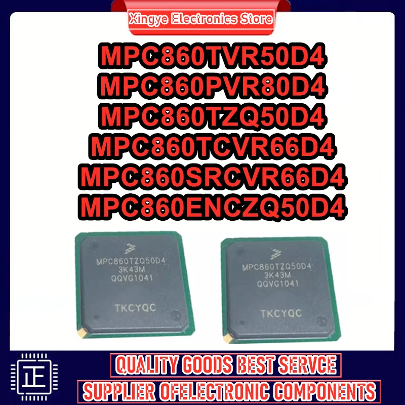 MPC860TVR50D4 MPC860TCVR66D4 MPC860ENCZQ50D4 MPC860TZQ50D4 MPC860PVR80D4 MPC860SRCVR66D4 MPC860 IC Chip nuevo Original