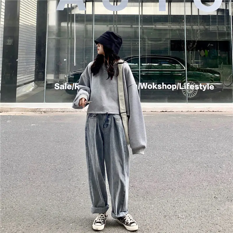 レディース スウェットシャツ Y2K トップス スモーキー ラグラン レッド Vネック スプライシング 個性派 フードなし マイクロ ミニマリスト チェック柄 レディース カップル スリム