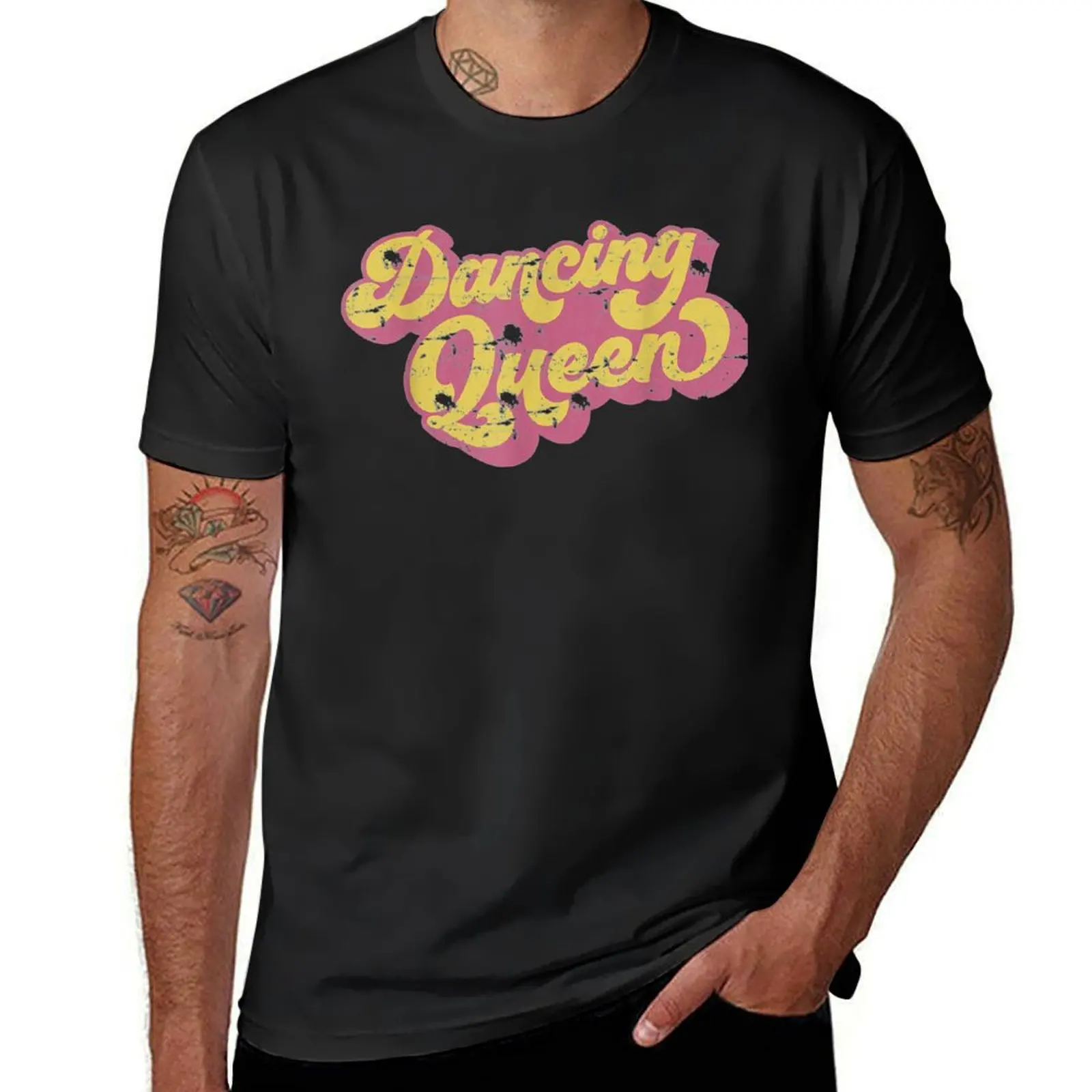 

Dancing Queen Shirt Vintage Dancing 70s T-Shirt oversizeds aesthetic clothes customs mens clothes