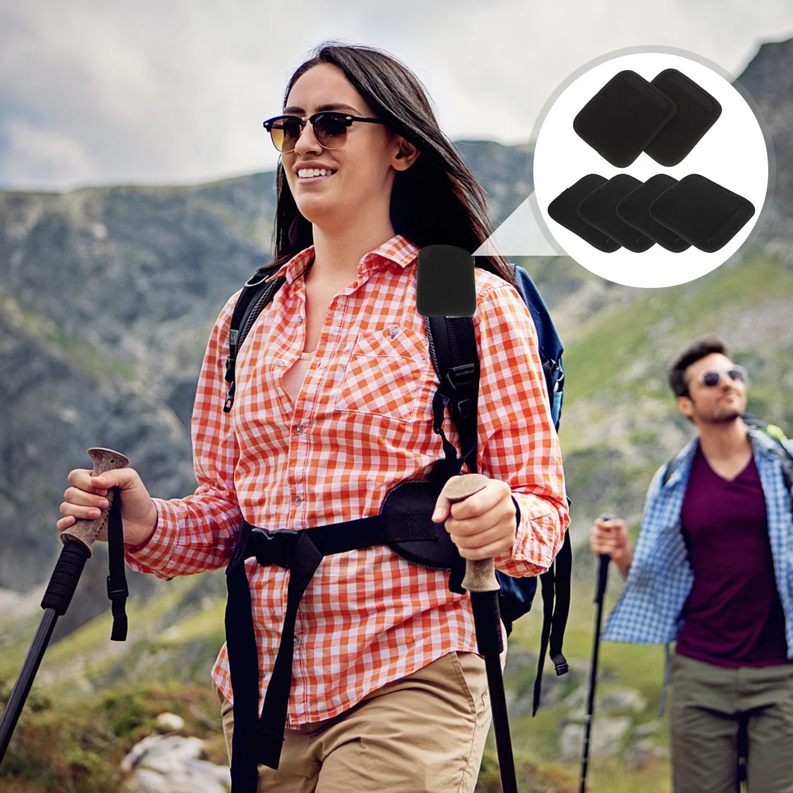 

6 Pcs Pad Shoulder Straps Cushion for Bag Anti Strangulation Pads Backpack Hiking Universal
