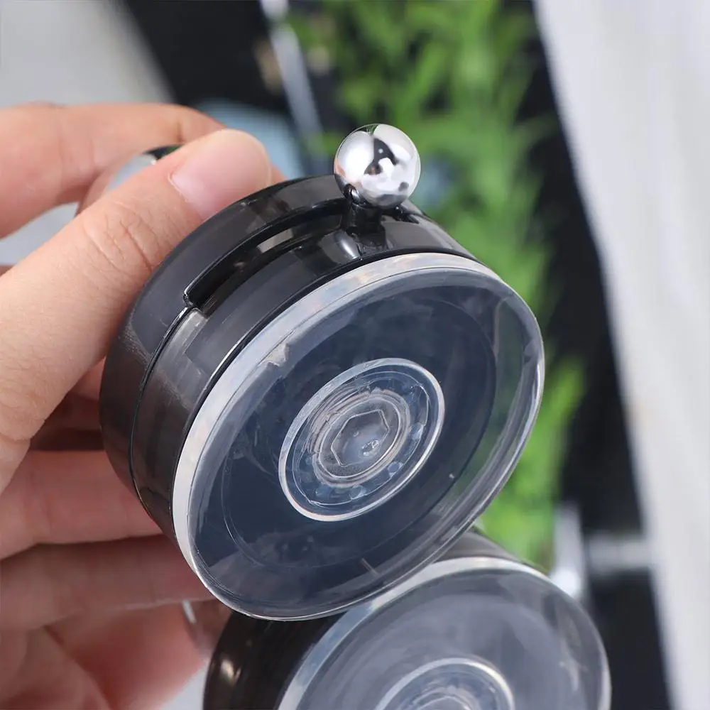 내구성 있는 원형 흡착식 도어 핸들 미끄럼 방지 무타공 캐비닛 손잡이 PET+ABS 방수 유리 도어 핸들 샤워룸용