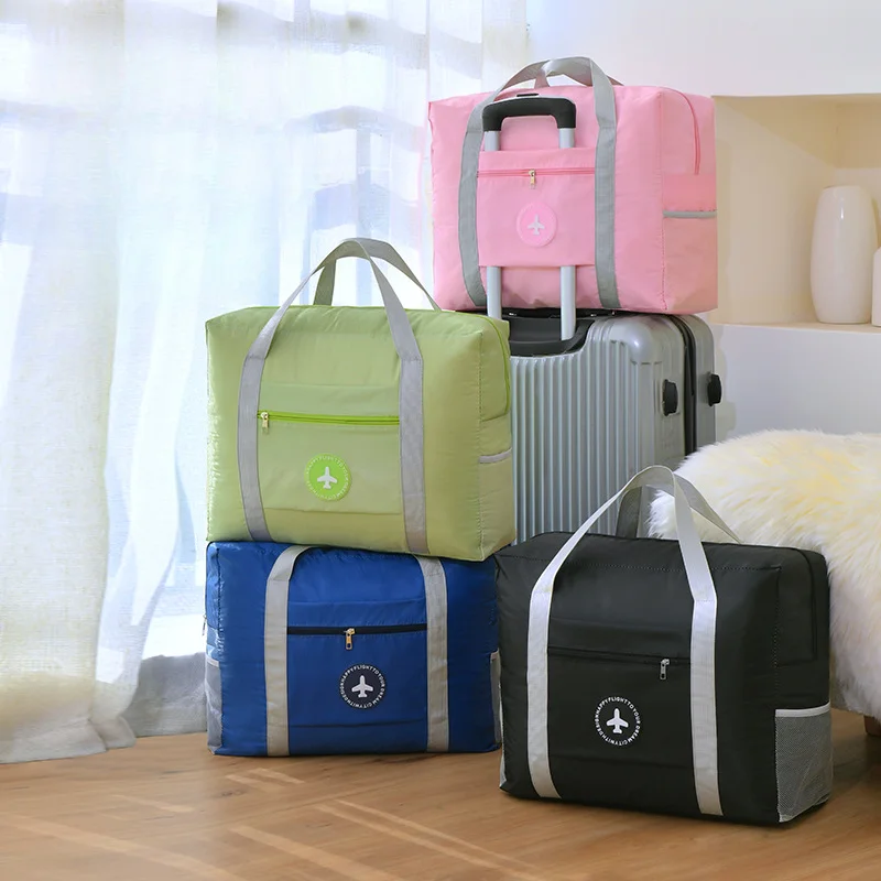 

Travel bag quilt clothes storage folding airplane bag cover trolley case diagonal luggage