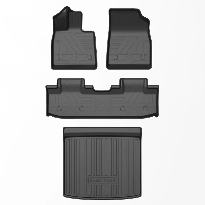 BYD Atto 3 Left and Right Steering Song Plus Car Floor Mat BYD Yuan Pro BYD S1 Pro Tanghan Electric Vehicle TPE Floor Mat