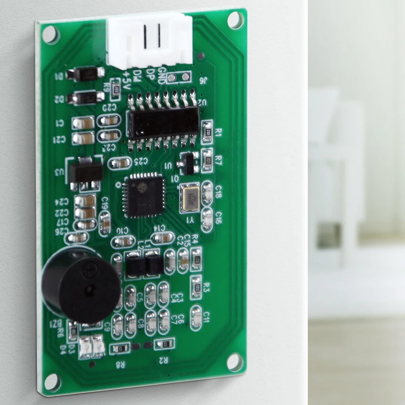 Módulo de emisión de tarjeta de Control de acceso IC de 13,56 MHz, puerto de teclado analógico USB sin controlador identificación de radiofrecuencia RFID