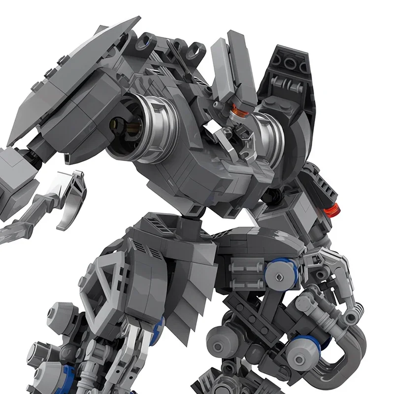 Movie Merchandise Exoskeleton Mecha Four-paw Robot Building Blocks MOC-181462 Void Forging Assembly Model Puzzle Kids Toy Gift