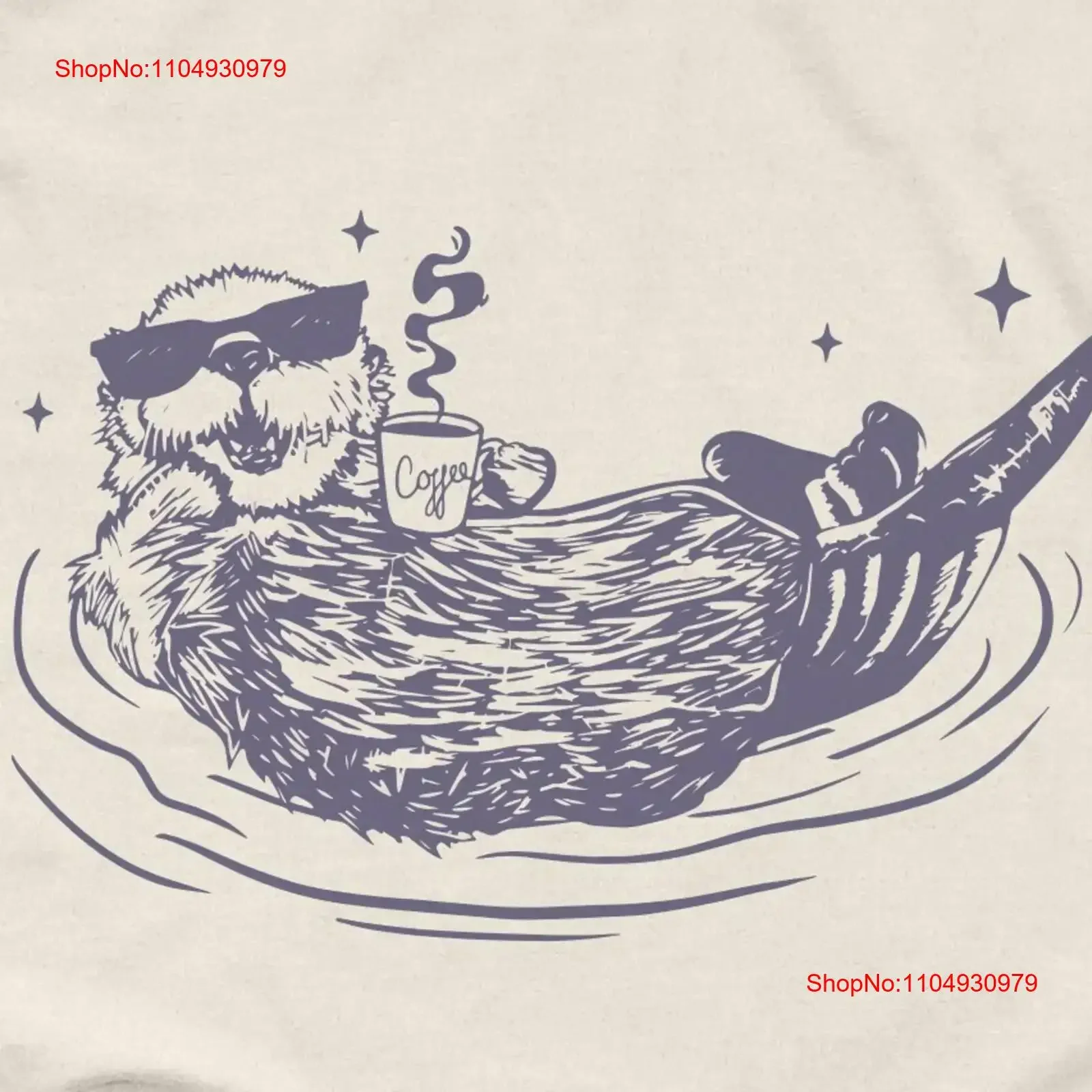 

Vintage Funny Otter T Shirt Retro 90s Y2k Sea Animal Cute Oversized Oceancore Trendy Boho Granola Girl Cottagecore Beach Top