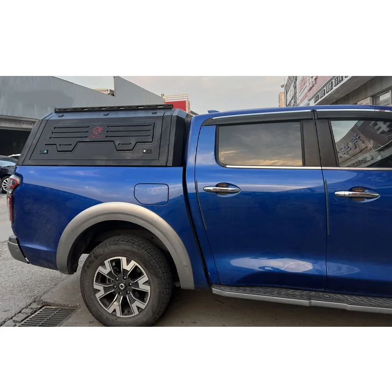 Durable Custom Steel Hard Top Pickup Truck Bed Canopy Topper with Sliding Windows Universal Fit