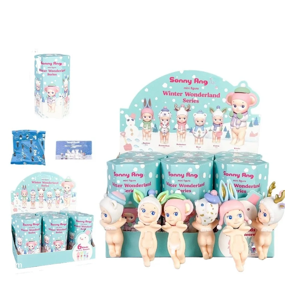 

Angels Hippers Random Blind Boxes Winter Dream Series Anime Figures Room Car Decoration Mystery Toy Christmas Gifts for Children