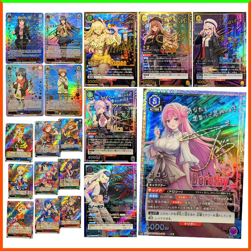 

Аниме Weiss Schwarz DIY ACG Sakurajima Mai Kotori Minami Hanayo Koizumi Ellie Коллекционные карты игрушки для мальчиков подарок на день рождения