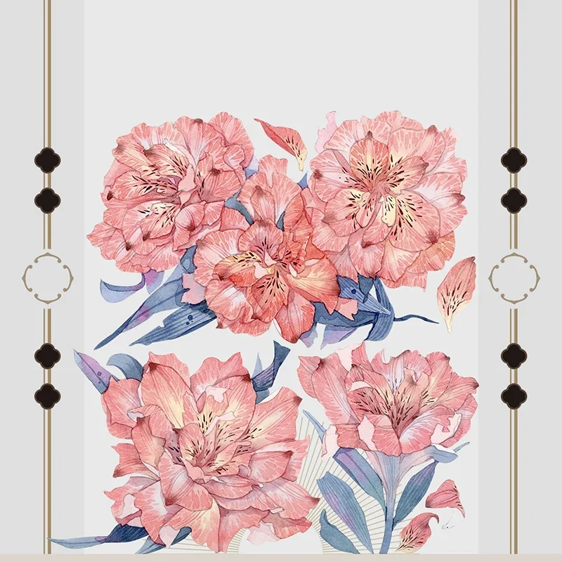 5m Narzissen Lilie Haustier Washi Masking Tape Rolle