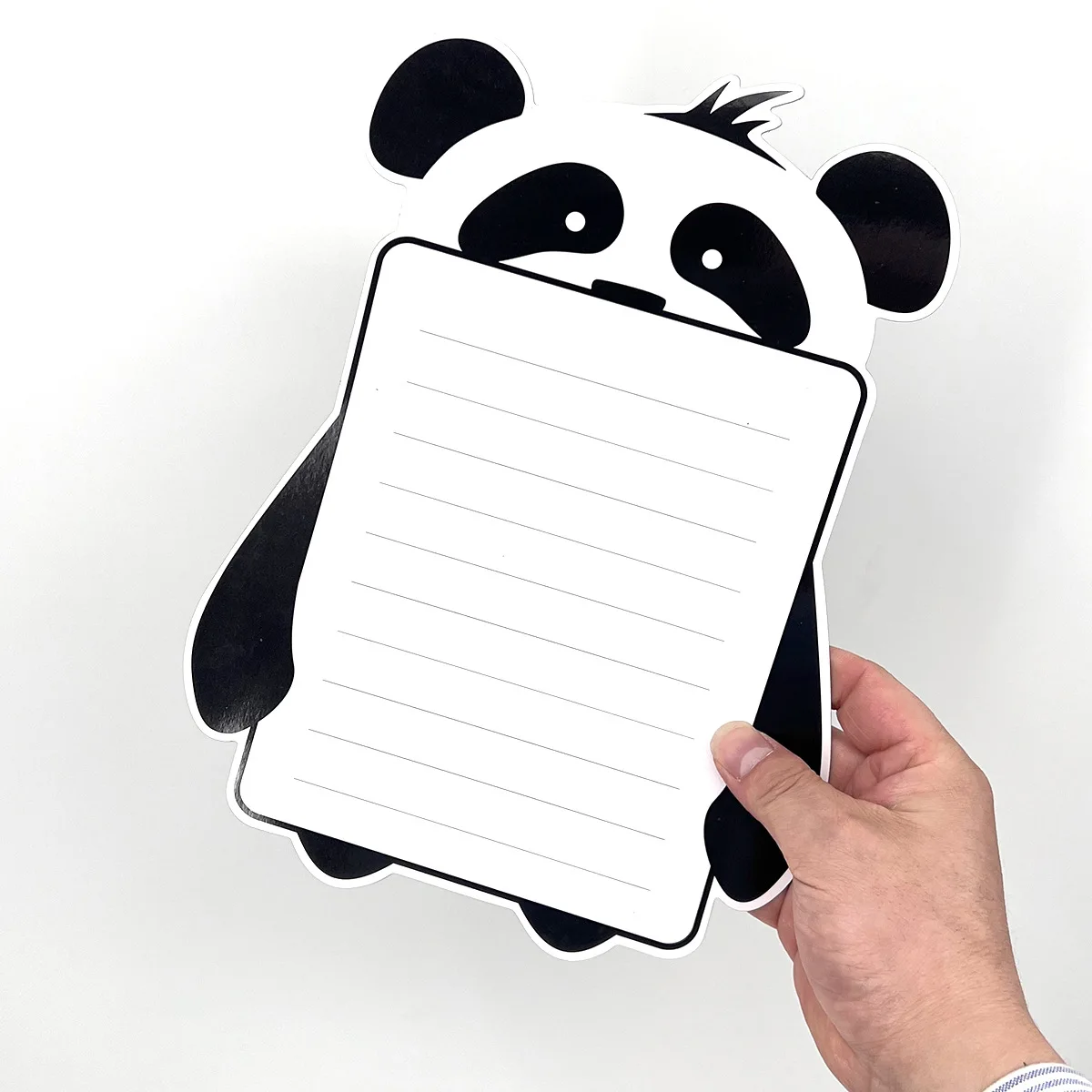 Kühlschrankmagnet in Pandaform, Memoboard mit magnetischen Eigenschaften, Panda-Formplan mit magnetischen Eigenschaften