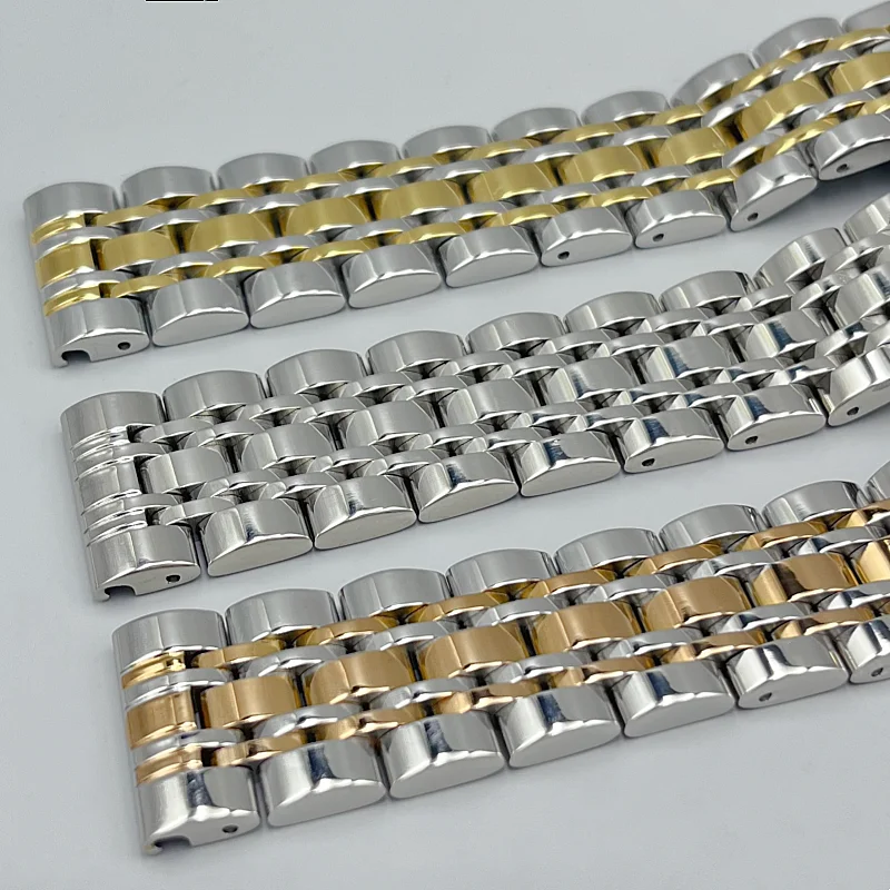 5/10pcs Wholesale sales of stainless steel solid watch straps substitutes For AR Galaxy Butterfly Buckles 10-22mm