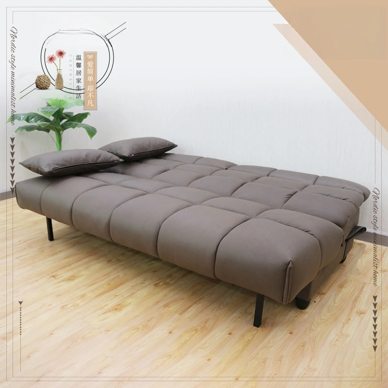Multifunctional fabric sofa bed Modern simple breathing technology cloth sofa Living room adjustable