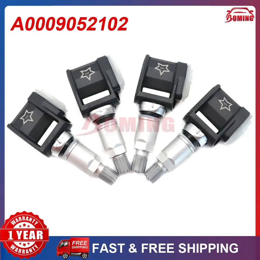 Car A0009052102 TPMS Tire Pressure Sensor For Alpina XD4 2018 2019 2020 2021 2022 2023 2024 2025 0009052102 433Mhz