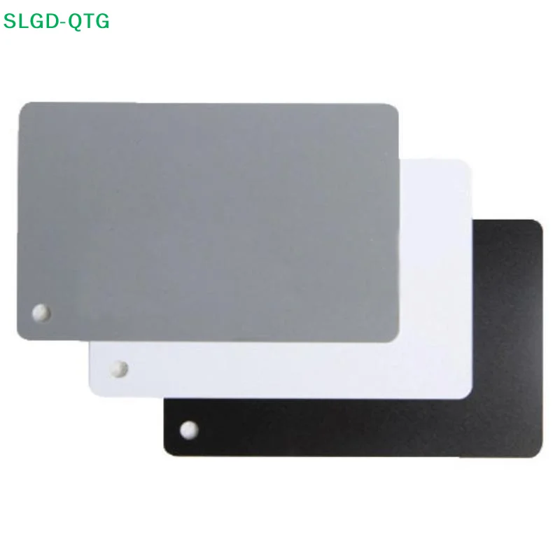 New White Balance Card 18% Neutral Grey Card Photography Color Correction Checker Camera Accessory For Pentax