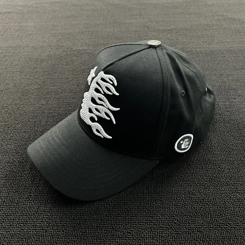 Hellstar-sombreros con logotipo de diamantes de imitación para hombre y mujer, gorra de béisbol bordada, ajustable, alta calidad, Verano