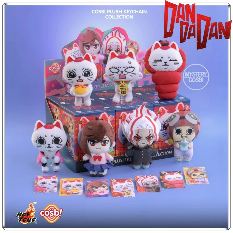 

2026 Hottoys Cosbi Keychain Collection Dandadan Blind Box Turbo Granny Chiquitita Okarun Momo Anime Bag Charm Trendy Toy Gift